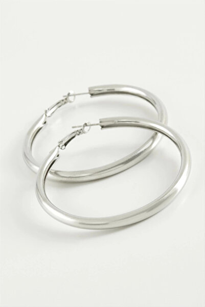 Eco Lounge Pipe Hoop Earring 5.5 cm