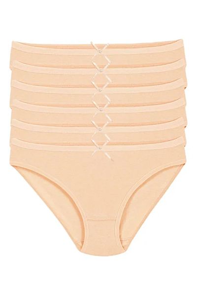 murays Star Women's 6-Pack Organic Bamboo Bikini Briefs