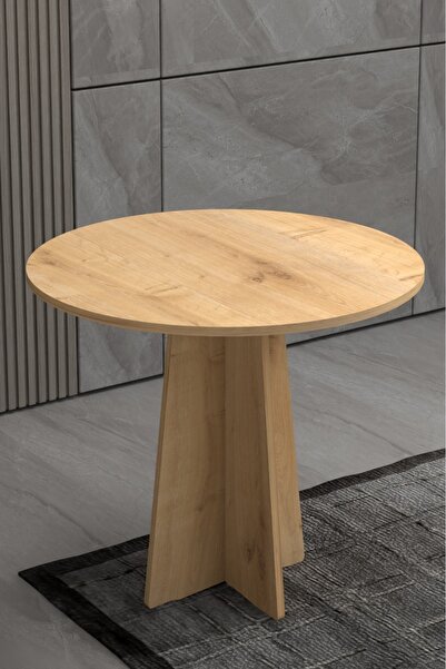 DESENGO 75x75 Safir Meşe Masa-yemek Masası-balkon Masası-salon Masası-iskandi...