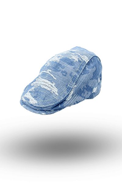 BASIC Sapca eleganta denim