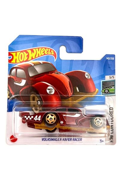 HOT WHEELS Masinuta metalica Hot Wheels, Volkswagen Kafer Racer, Visiniu, 1:64