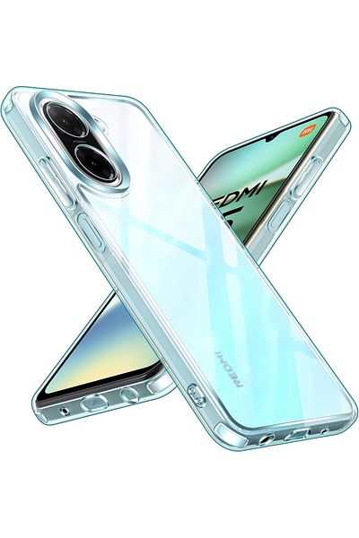 Rivor حافظة متوافقة مع هاتف Xiaomi Redmi A5، غطاء سيليكون مرن فائق الشفافية مع حماية ثلاثية الأبعاد للكاميرا