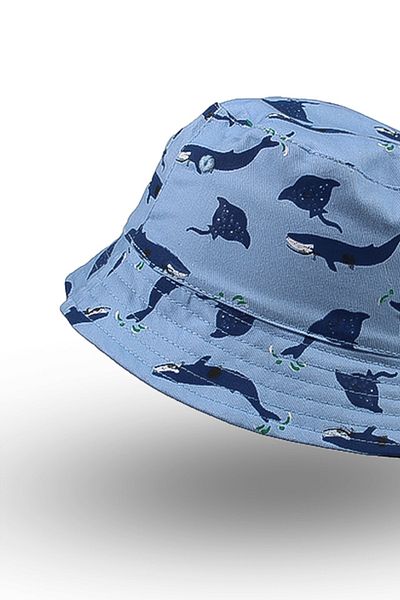 BASIC Palarie bucket hat copii balene