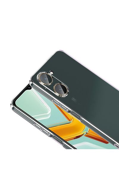 Rivor حافظة متوافقة مع هاتف Vivo Y18، غطاء سيليكون مرن فائق الشفافية مع حماية ثلاثية الأبعاد للكاميرا