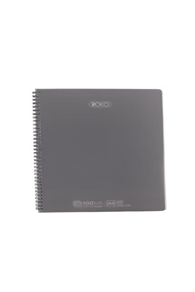 Roco A4 Notebook – 100 Sheets Double Ruled English Writing Pad