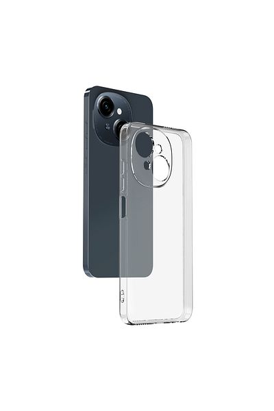 Rivor حافظة متوافقة مع هاتف Tecno Spark Go 1 2025، غطاء سيليكون مرن فائق الشفافية مع حماية ثلاثية الأبعاد للكاميرا