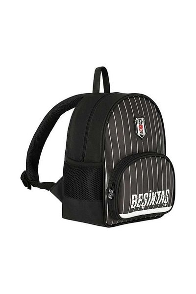 Beşiktaş Kindergarten Backpack Thin Stick Pattern Faux Leather 253537