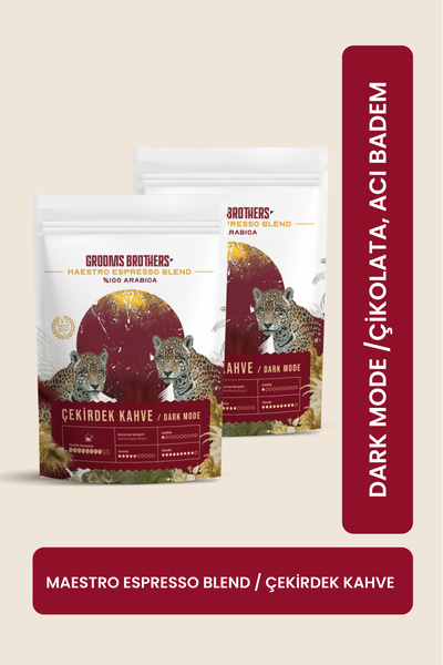 Çekirdek Kahve Dark Mode Premium Espresso Blend 250g x 2 Adet %100 Arabica