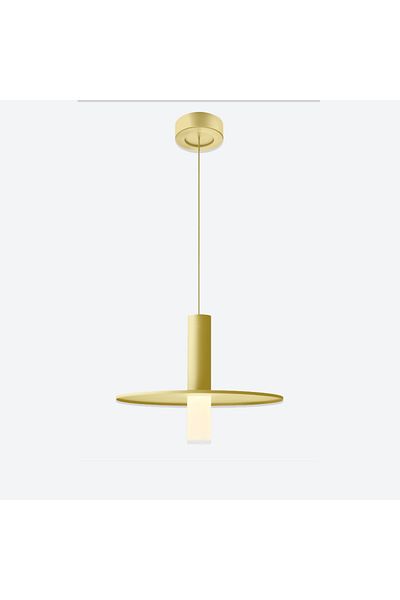 FO Modern gold pendant light, 6W, 3000K