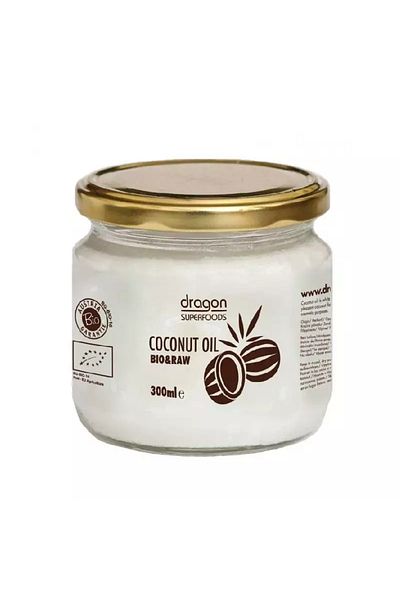 Dragon Superfoods Ulei de Cocos Bio Extra Virgin Presat la Rece Raw Dragon SuperFoods 300 ml