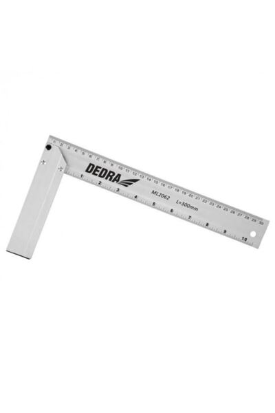 dedra Echer de tâmplar, aluminiu, 300x150 mm,