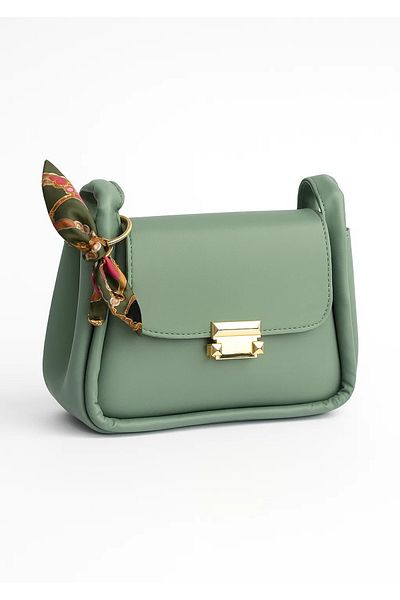 De&Morié De&Morie Dm2095 Women's Shoulder Bag – Stylish and Single-Eye Daily Bag with Scarf Detail