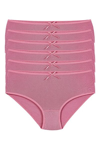 murays Star Women's 6-Pack Organic Bamboo High-Waist Bato Panties
