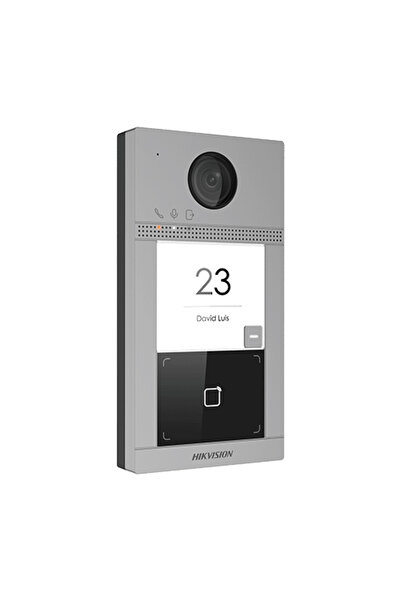 Hikvision KIT videointerfon Smart pentru o familie, Rj45 + Wi-Fi 2.4Ghz, Switch PoE, Card, Tag, –