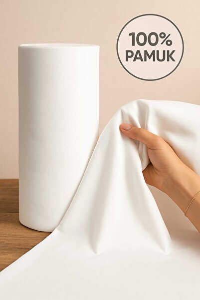 Loova 30 METRE KUMAŞ PAMUKLU DÜZ RENK AKFİL İPLİĞİ BOYAI 240 CM EN LÜX