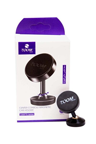 Zoom Plus حامل هاتف مغناطيسي للسيارة 360 درجة أسود