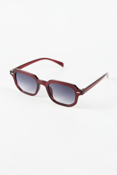 Babafiyatlar Brooke Burgundy Unisex Sunglasses