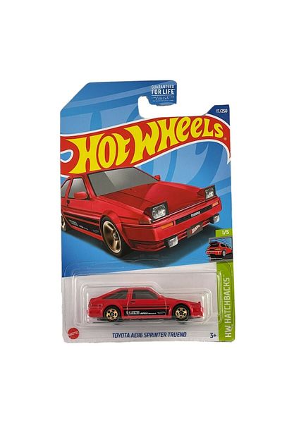 HOT WHEELS Masinuta Metalica Hot Wheels, Toyota AE86 Sprinter Trueno, Rosu, 1:64