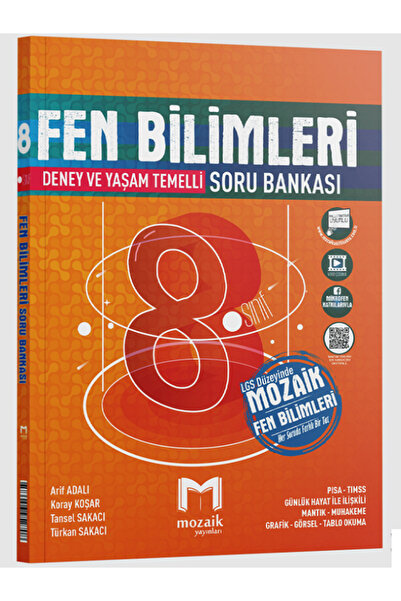 Evrensel İletişim Yayınları 8.Sınıf Mozaik Fen Bilimleri Soru Bankası / Yeni ...