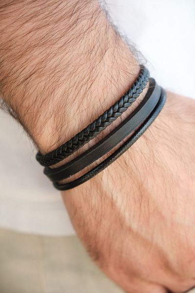 Monvago Mv01037 Men's Leather Bracelet