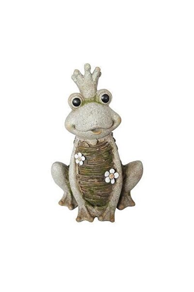 Strend Pro Decorațiune de grădină, ceramică, broască regină, 28,5x23x43 cm