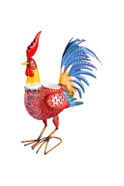 Magic Home Decorațiune de grădină, MagicHome, metalică, nucă de cocos colorat...