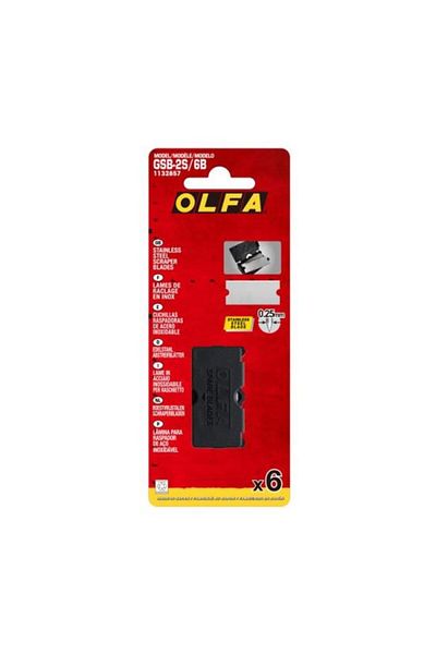 Olfa Lame răzuitoare, 6 buc., 18x40 mm,