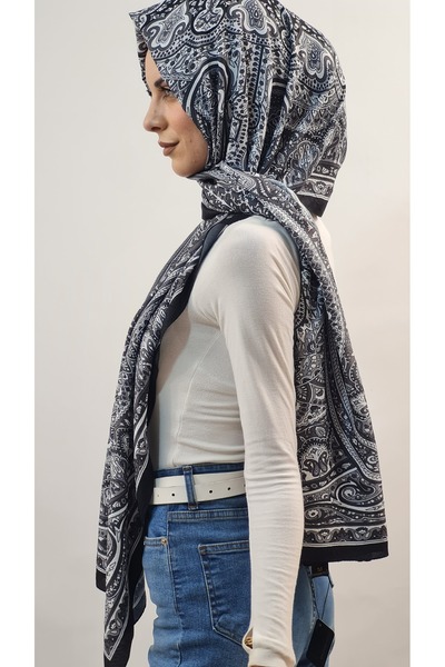 akaksesuar Bambu Kraş Dijital Baskı Şal