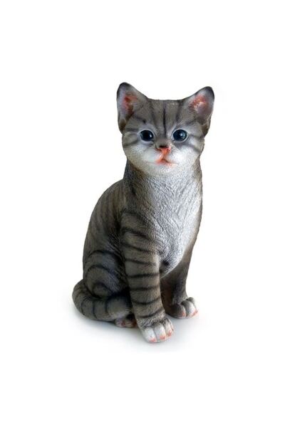 Strend Pro Decorațiune de grădină, polirășină, pisică, 20x14x28 cm