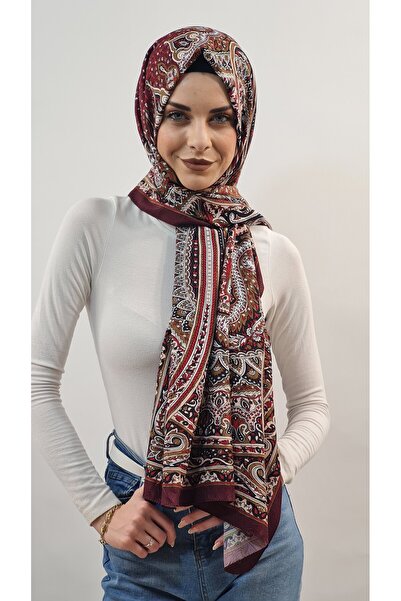 akaksesuar Bambu Kraş Dijital Baskı Şal