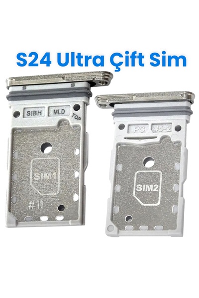 indirimplus Samsung Galaxy S24 Ultra Sim Kart Yuvası Sim Kart Çekmecesi Çift ...