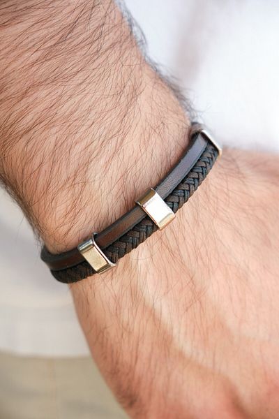 Monvago Mv01040 Men's Leather Bracelet