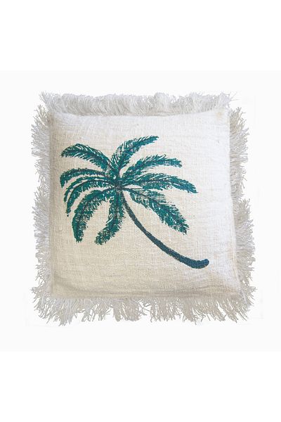 Cotomag Fata de Perna din IN cu Franjuri Palmier 45x45 cm