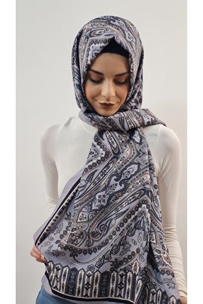 akaksesuar Bambu Kraş Dijital Baskı Şal
