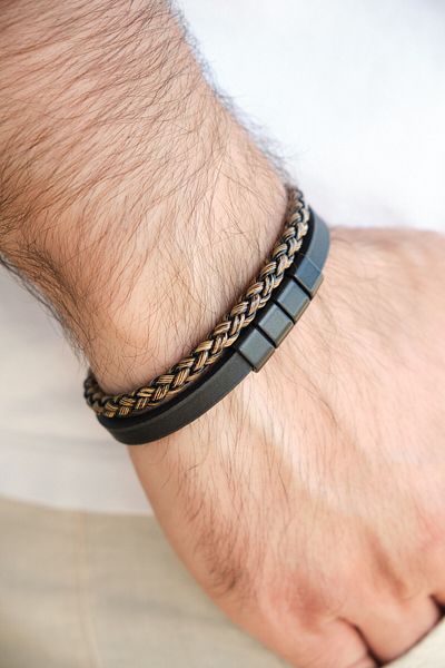 Monvago Mv01048 Men's Leather Bracelet