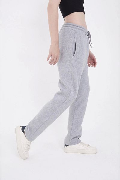 modamtn Oversize Pipe Leg Printed Sweatpants - Gray