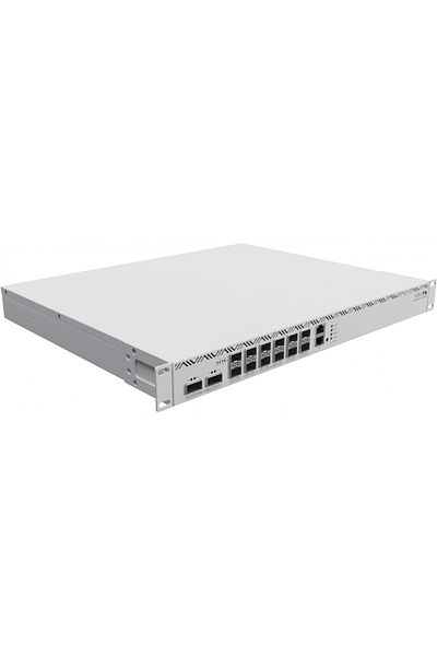 MIKROTIK Router, MikroTik, CCR2216-1G-12XS-2XQ, 16GB RAM, 12x SPF28, 2x QSFP28, White