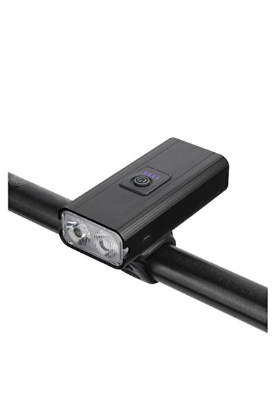 Carsons Μπροστινό φως ποδηλάτου, κράμα αλουμινίου, 2 LED, 6 λειτουργίες φωτισ...