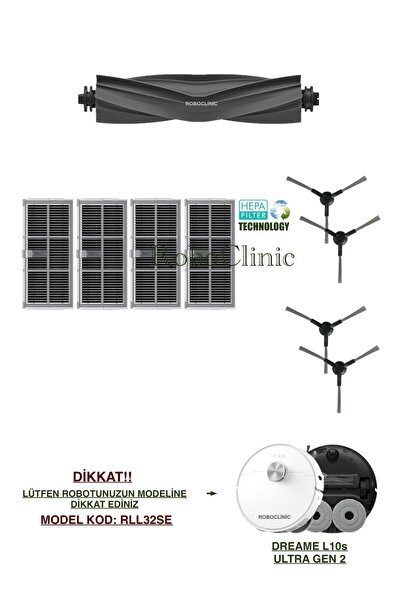 Roboclinic متوافق مع مكنسة Dreame L10s Ultra Gen 2 Robot Vacuum Cleaner (الرم...