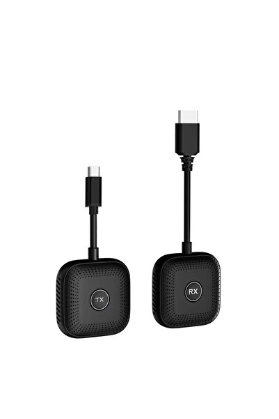 Apera Ga33 Type-C HDMI Transmitter and Receiver Verici ve Alıcı Wireless Kablosuz Gönderici 1080p 60Hz