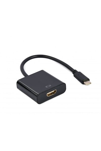 Gembird Adaptor cablu A-CM-HDMIF-04 USB Tip-C la HDMI 4K60Hz Negru