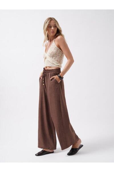 modamtn Accessory Detail Linen Trousers
