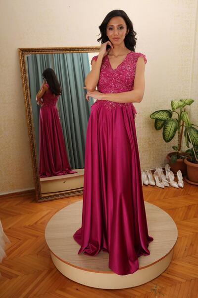 wisteriA KASNAK İŞİ KLOŞ ETEK ABİYE