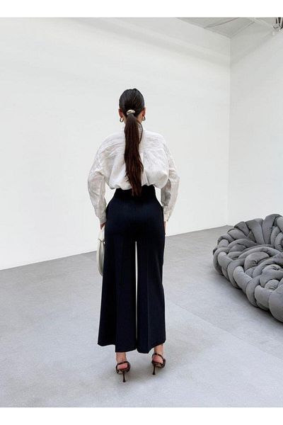 modamtn    230 Gr Poly Viscose Full Lycra Trousers with Metal Buckle Accessories