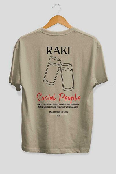 Ankhises Μπλουζάκια με στάμνα Cocktail Oversize Ανδρικά Γυναικεία 100% βαμβακερό μπλουζάκι με λαιμόκοψη