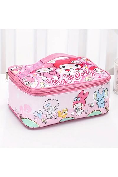 So Iconic Cutie de prânz pentru copii cu izolare termică Sanrio My Melody / Geantă de culoare roz / Cutie de prânz