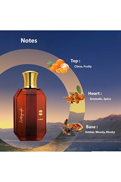 Ajmal Autograph Eau De Parfum for Men | Luxurious Long-Lasting Fragrance | Masculine & Sophisticated
