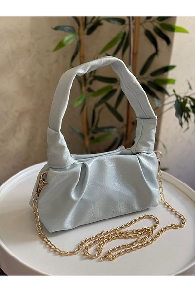 Bagnest Women's Hand and Shoulder Bag with Soft Leather Chain