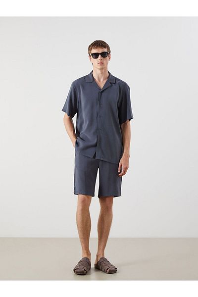 LC Waikiki LCW Vision Regular Fit Short Sleeve Dobby Men's Shirt