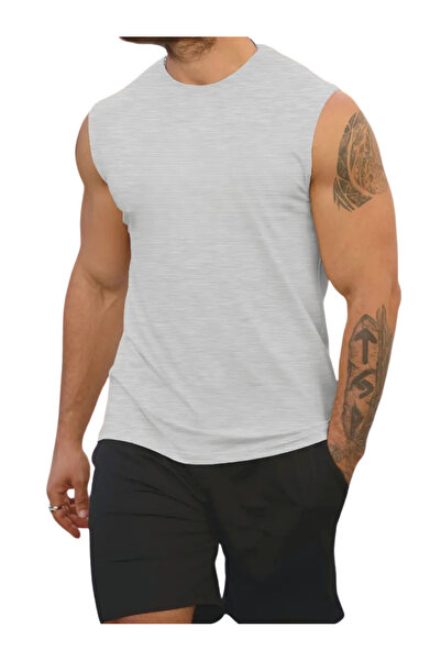 RUTBİL SPORTS SPOR KUMAŞ SIFIR KOL BİSİKLET YAKA TANK TOP ATLET-FİTNESS ATLET...